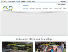 Tablet Screenshot of egsmarkstrand.dk